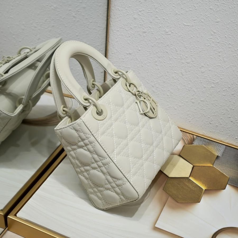 Lady Dior bag 20 cm mat