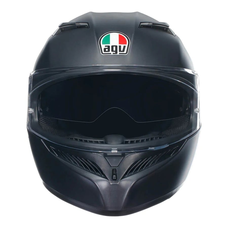 خوذة فل فيس من شركة Agv k3 اسود مطفي
