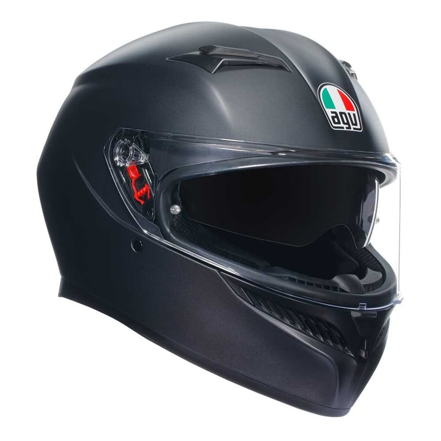 خوذة فل فيس من شركة Agv k3 اسود مطفي