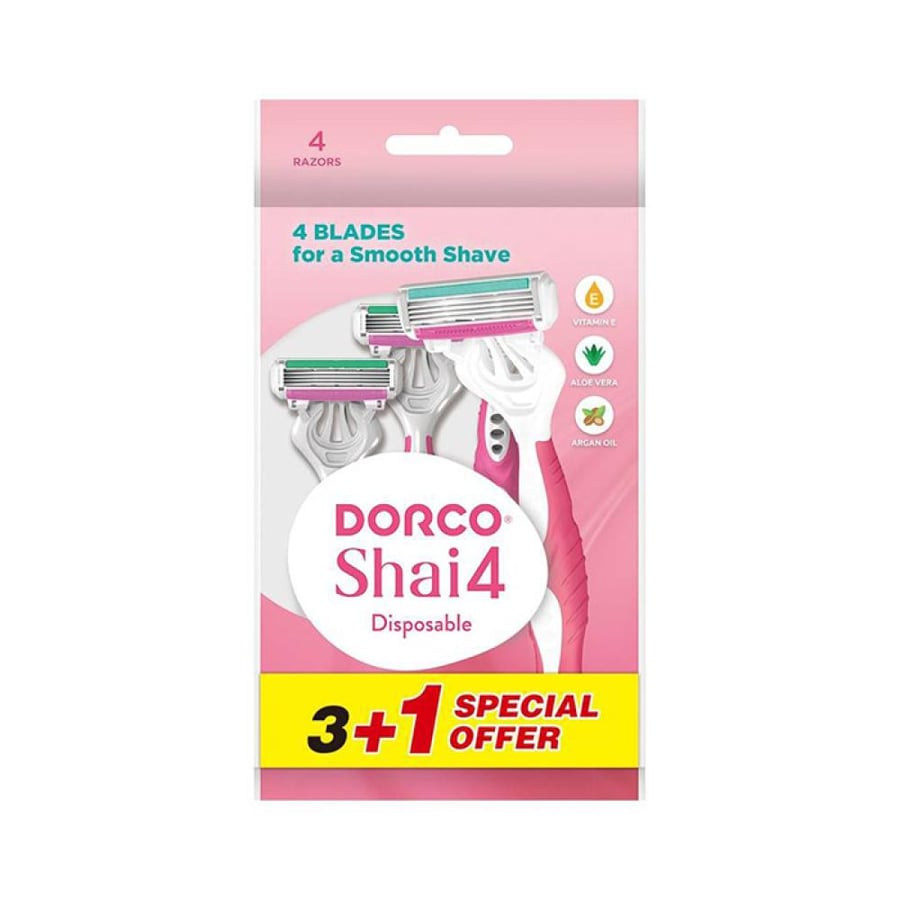 شفرات حلاقة نسائية دوركو حلاقة ناعمة ونتيجة دقيقة - 3 + 1 من دوركو