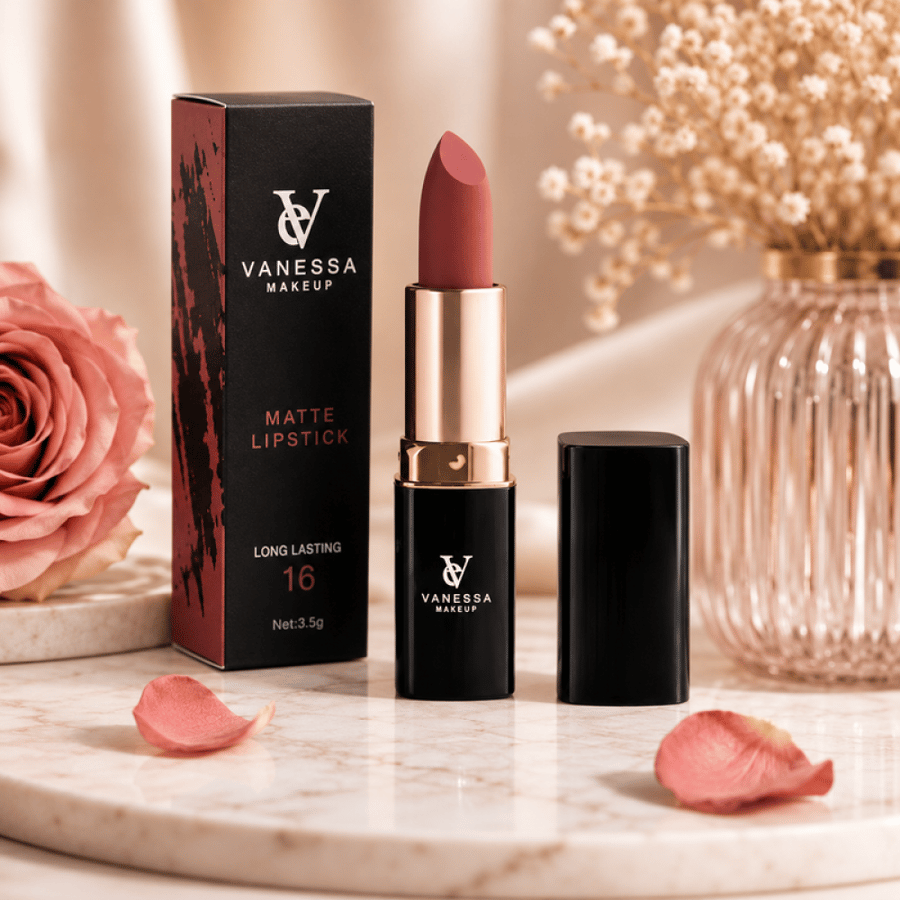 أحمر شفاه مات درجة 16 ثبات قوي من فانيسا ميك اب