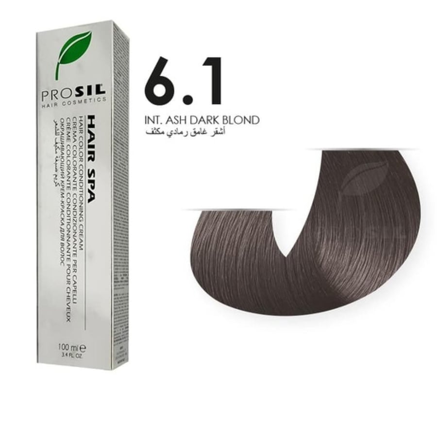 صبغة شعر أشقر غامق رمادي رقم 6.1 -100مل من بروسيل