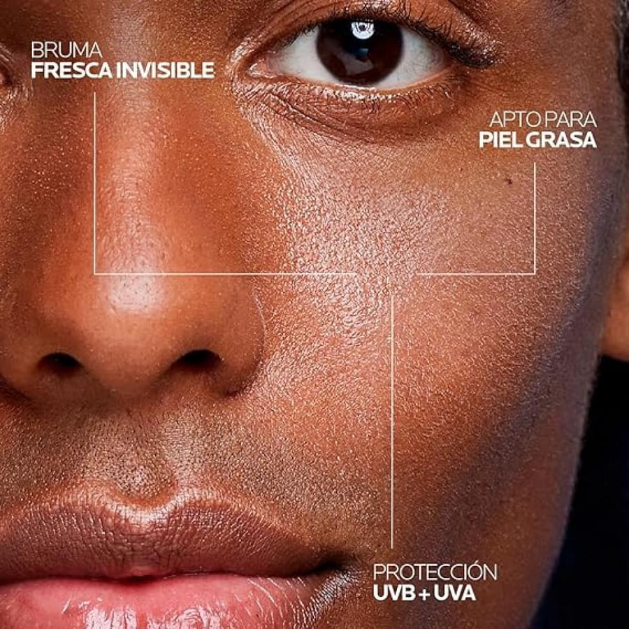 بخاخ واقى شمس انثيليوس للوجه SPF 50+ 75 مل حماية عالية بملمس خفيف ومنعش من لاروش بوزيه