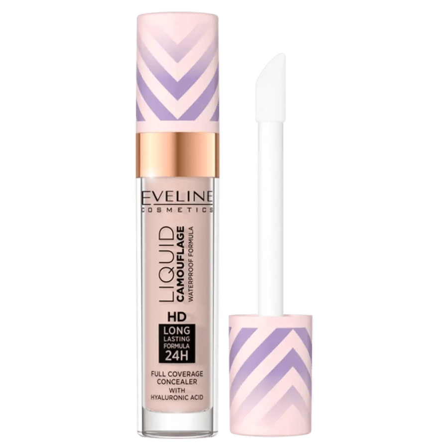 كونسيلر سائل كاموفلاج مقاوم للماء درجة 03 Soft Natural بتغطية عالية وثبات طويل لإخفاء العيوب من إيفلين