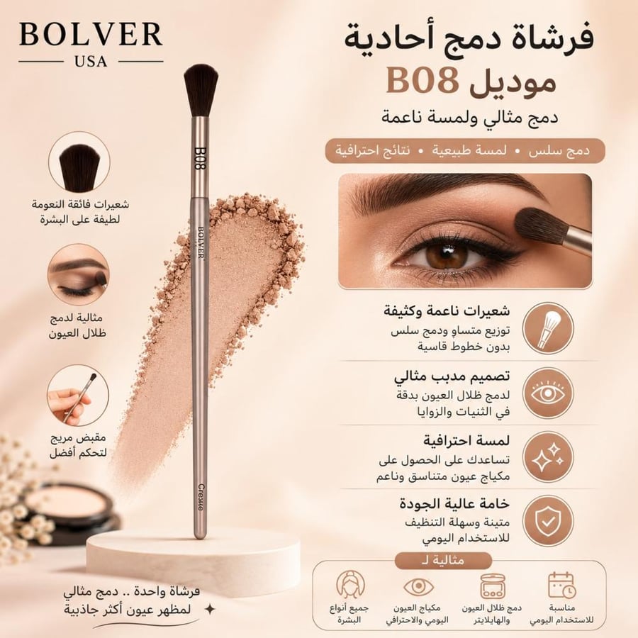 فرشاة دمج احادية - موديل B08 من بلوفير