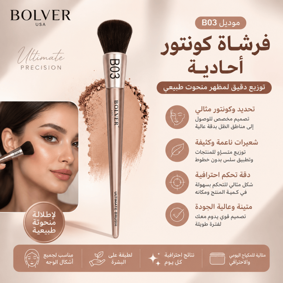 فرشاة كونتور أحادية موديل B03 توزيع دقيق من بلوفير