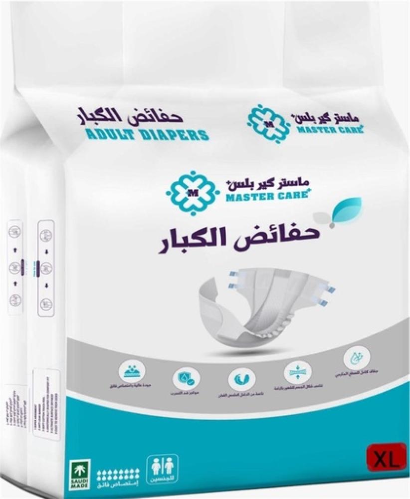حفائظ كبار السن ماستر كير بلس كبير جدا 25حبة من لوتس
