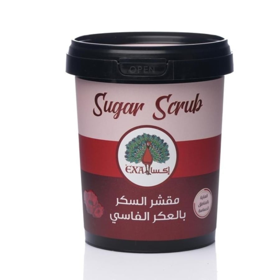 مقشر سكر بالعكر الفاسي نعومة فائقة 600جم من إكسا