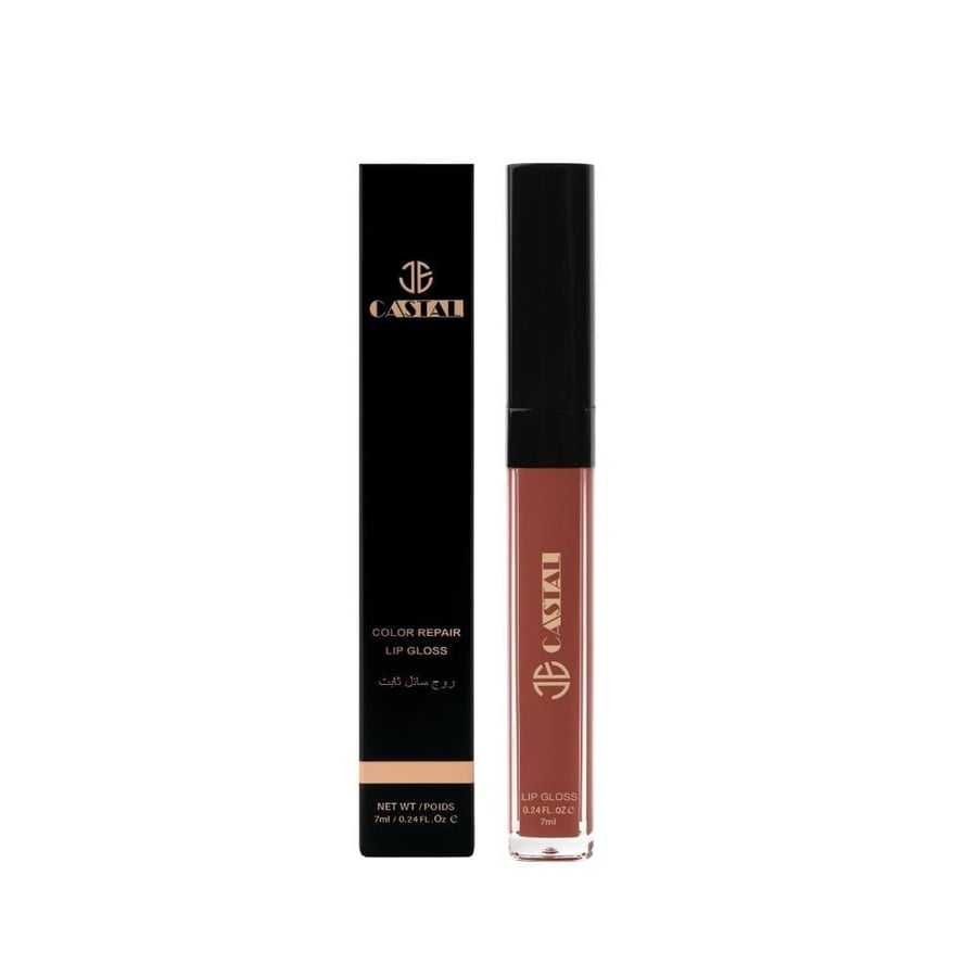 أحمر شفاه سائل درجة رقم 230 - يمنح لوناً ناعماً بلمسة مطفية وثبات جيد 7 مل من جي كاستال