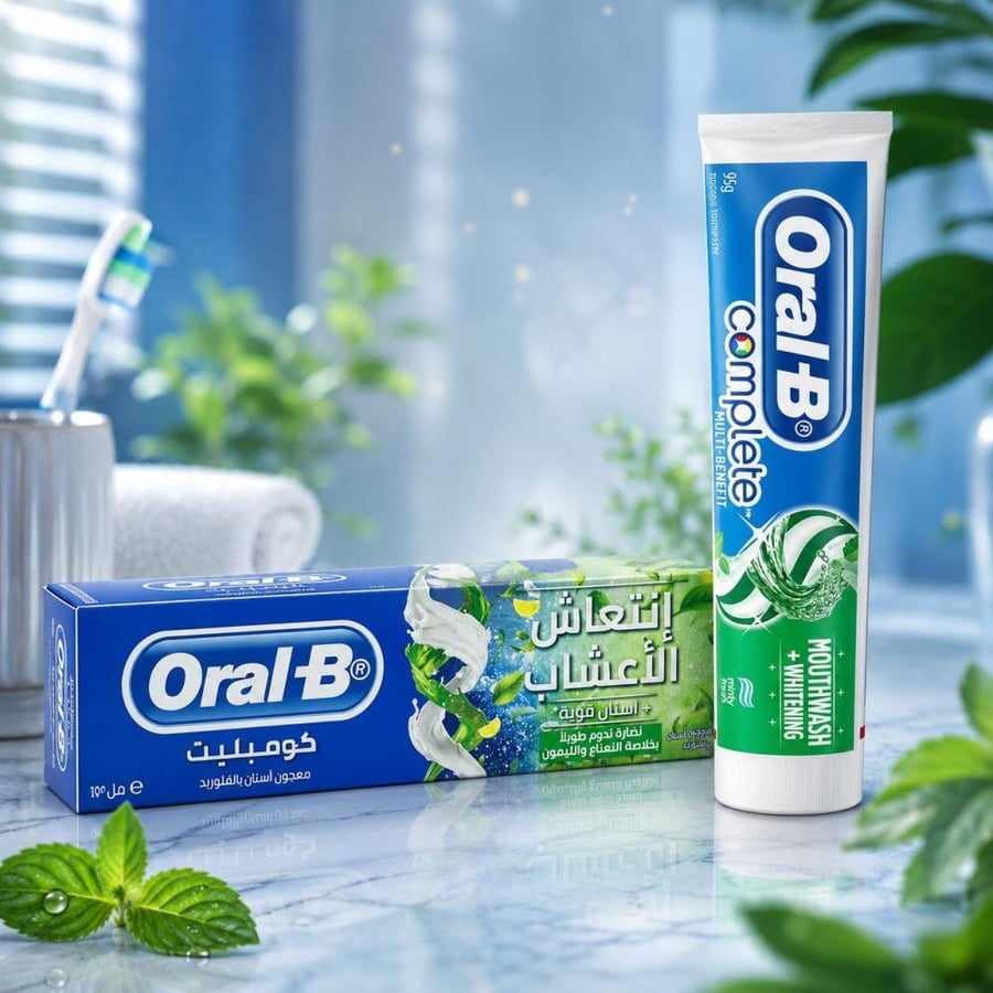 معجون أسنان 100 مل بالأعشاب انتعاش طبيعي من اورال بي