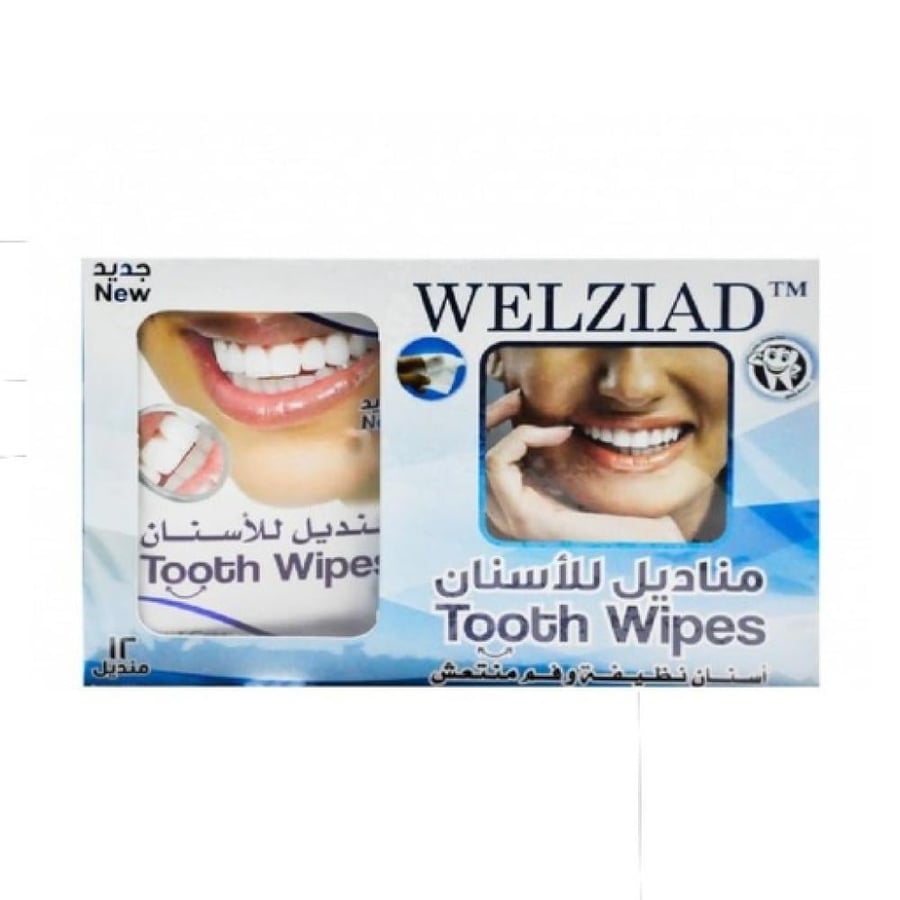 مناديل تنظيف أسنان -12 منديل من ويلزياد