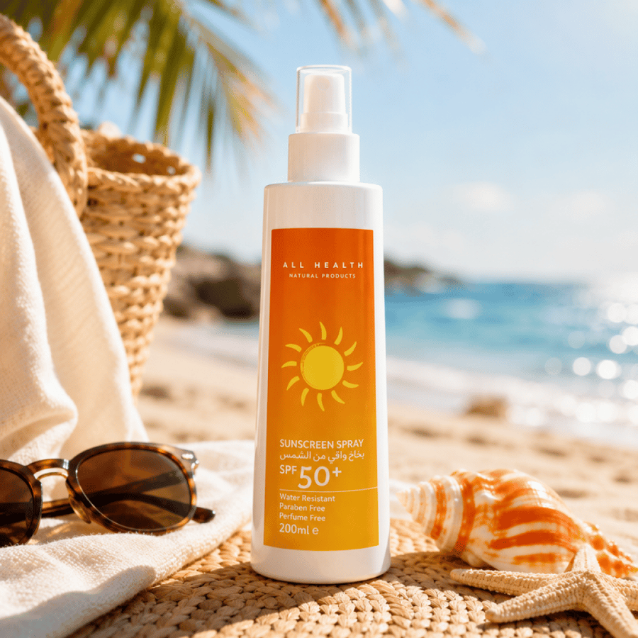 بخاخ واقي شمس SPF50 200 مل حماية عالية وخالي من العطور من اول هيلث