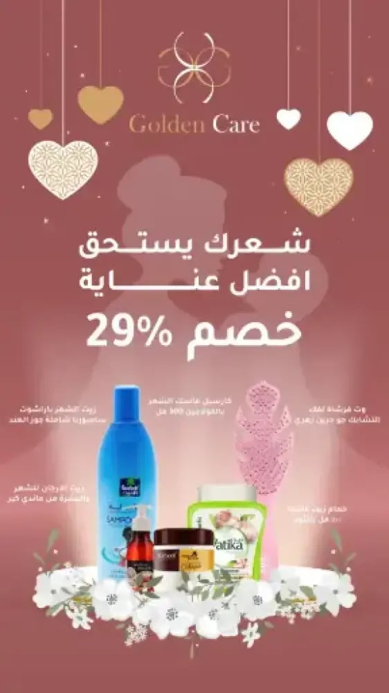 ( مجموعة العناية بالشعر ليوم الام)