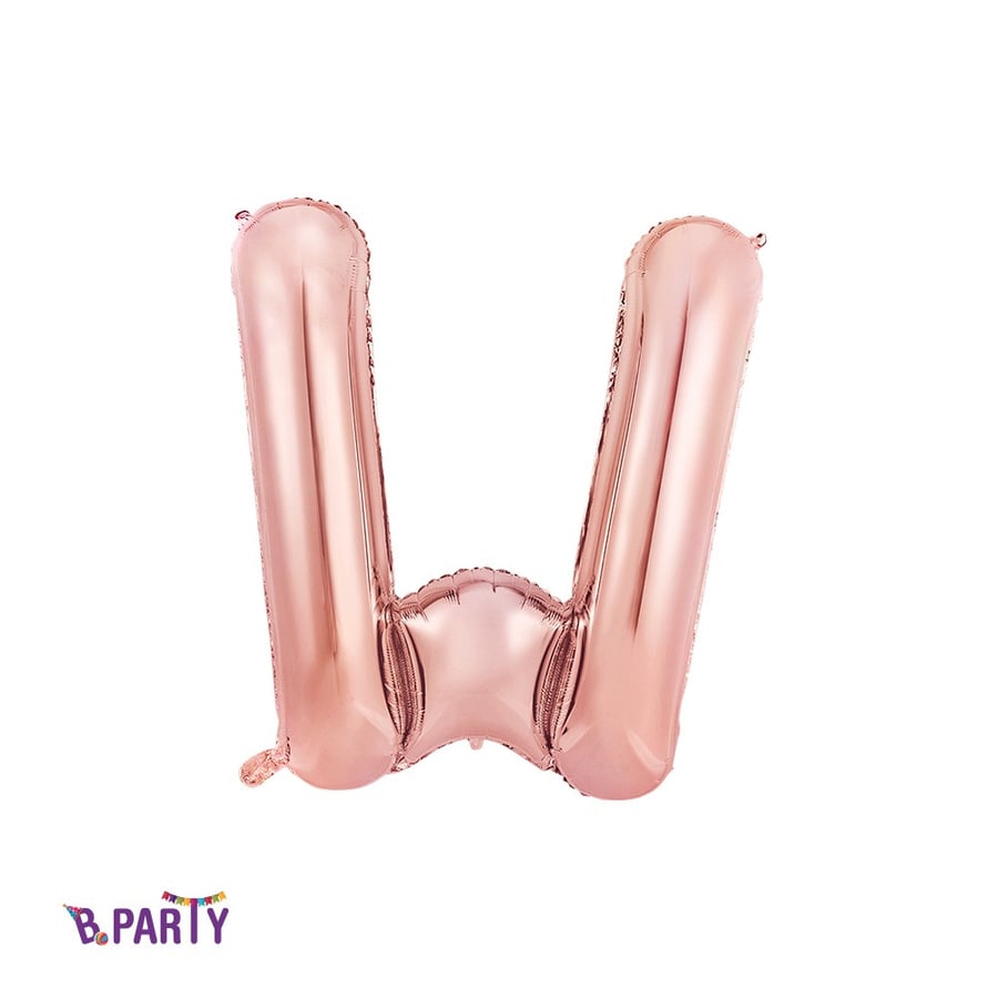 FOIL LARGE LETTER ROSEGOLD (Unfilled) 01CT W