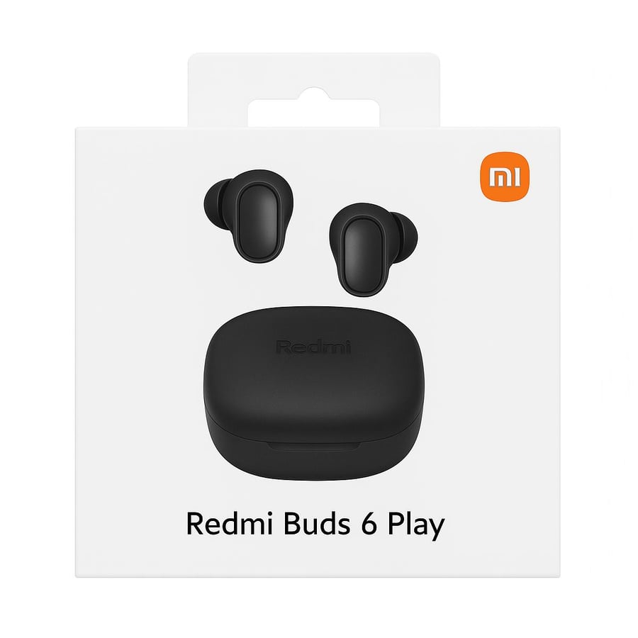 سماعات شاومي ريدمي Buds 6 Play لاسلكية بلوتوث 5.4 مع علبة شحن