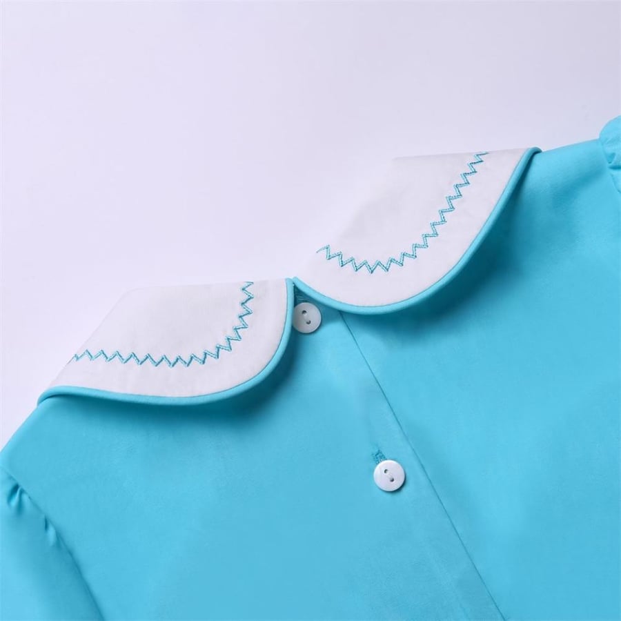 Girls' Spanish dress in blue