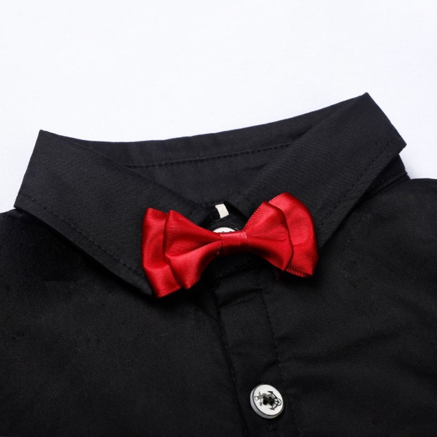 Elegant boys' suit (shirt - thick - tie - trousers)