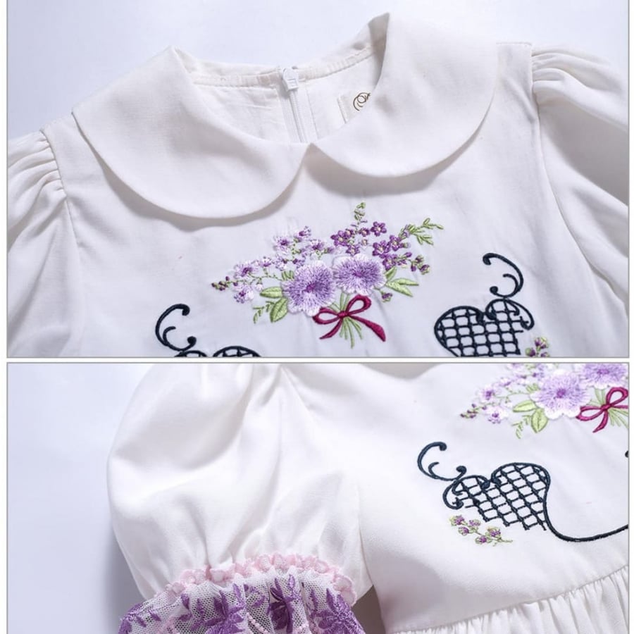 Spanish dress with hair collar