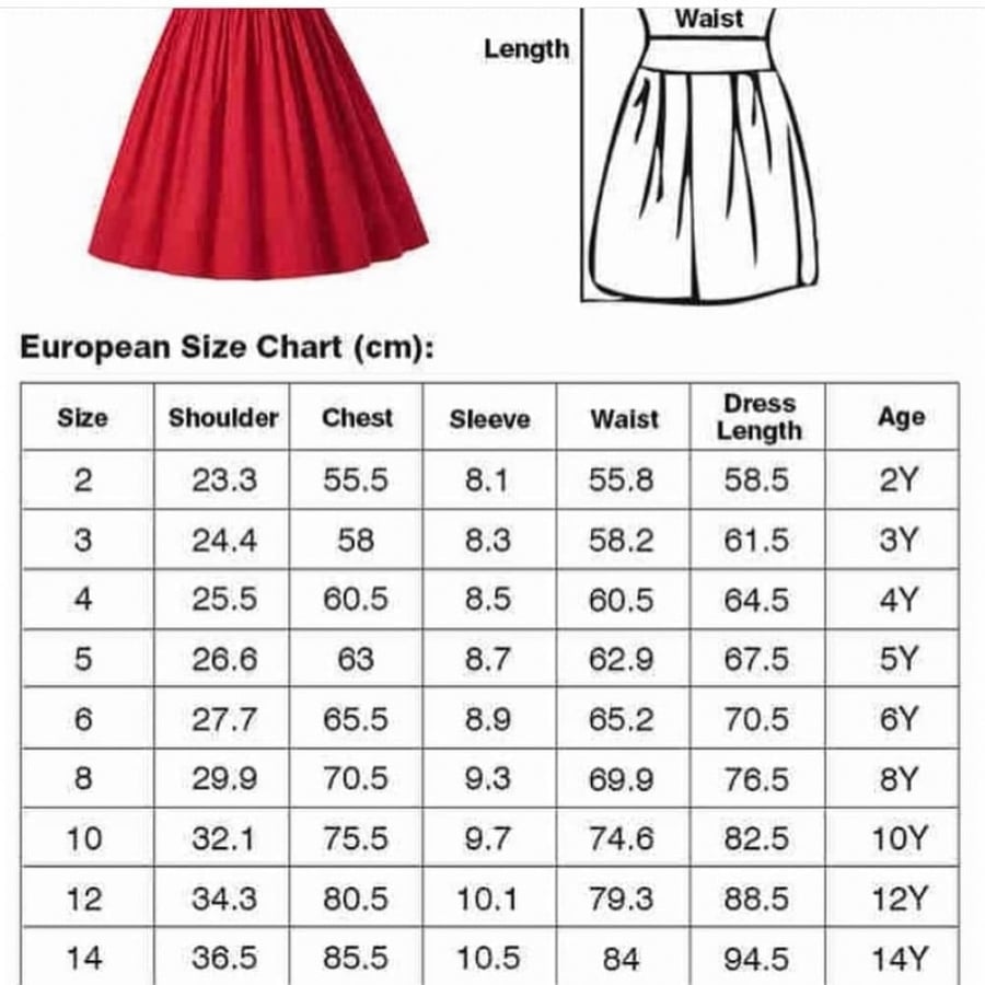 Red Spanish dress