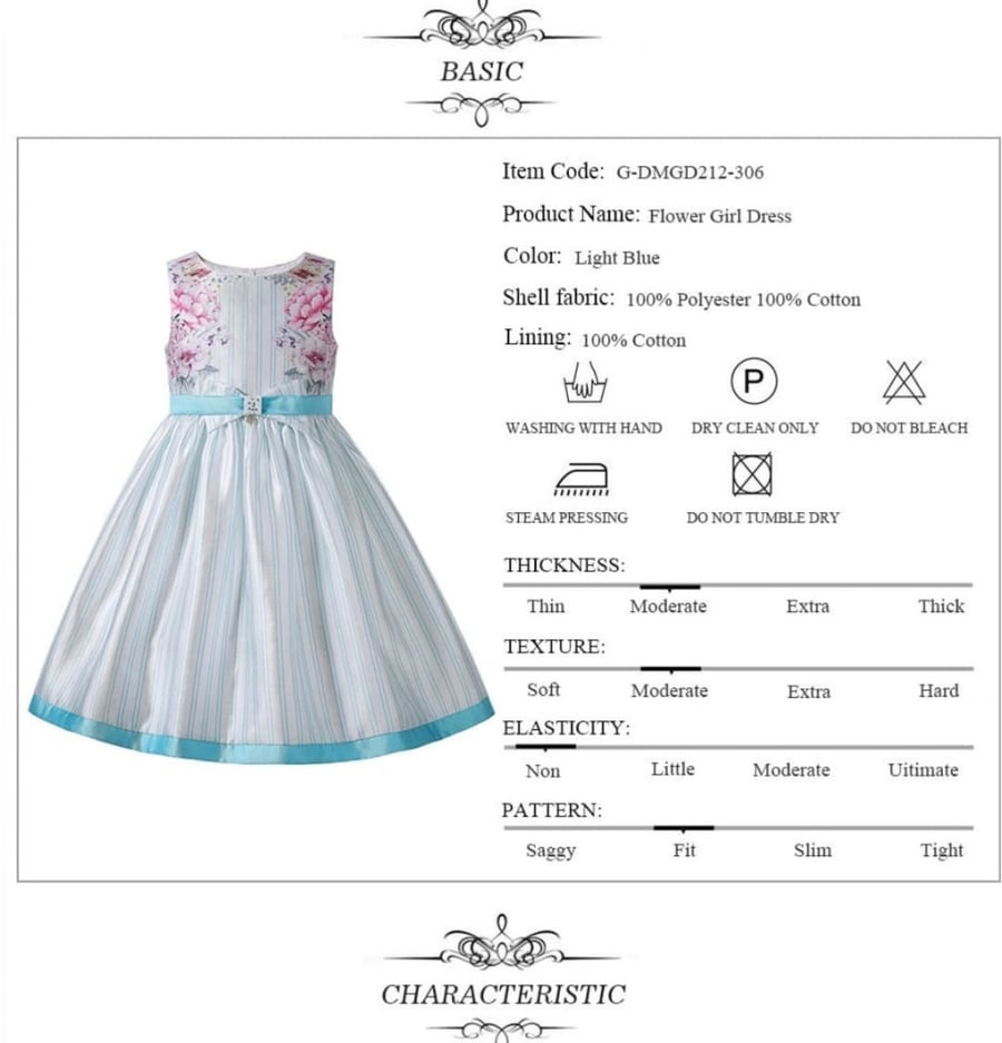 Girls' Spanish dress