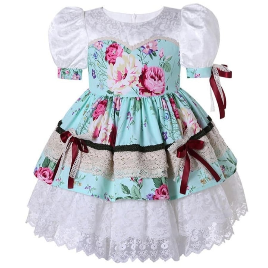 Girls' Spanish fluffy dress