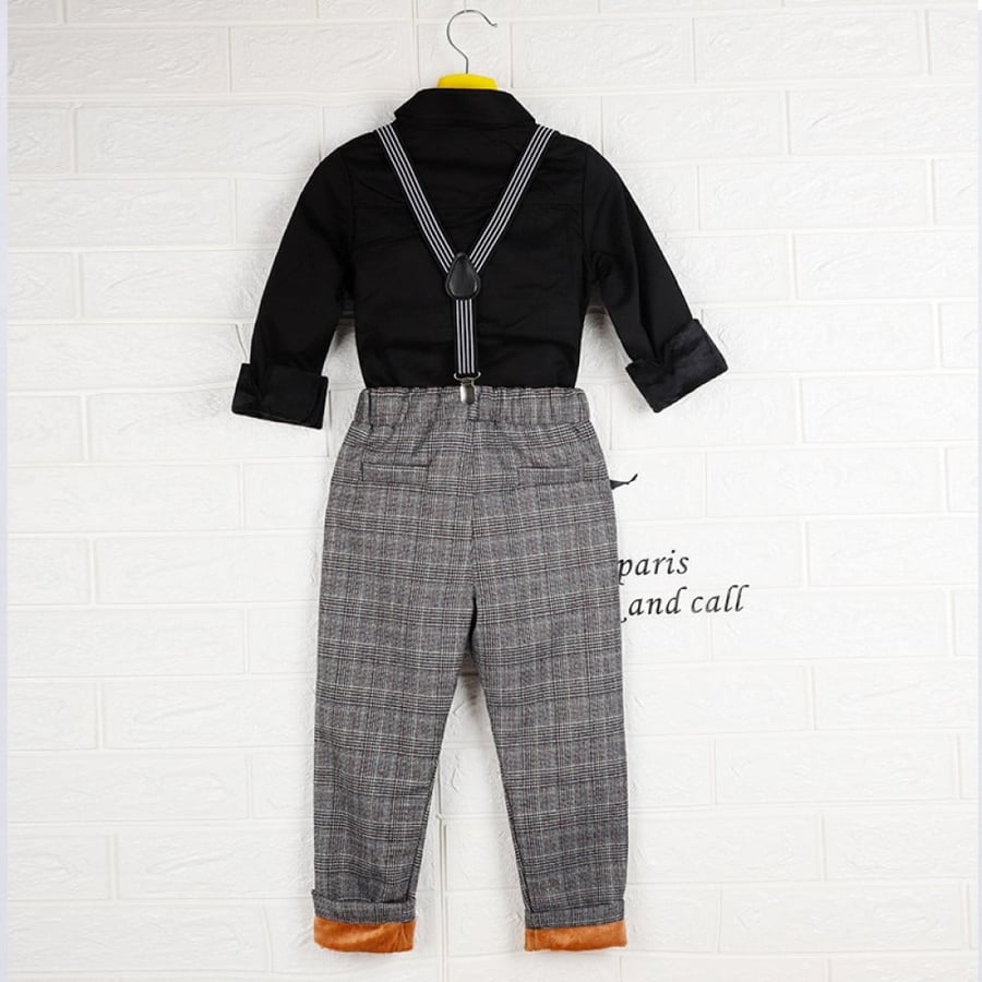 Elegant boys' suit (shirt - thick - tie - trousers)