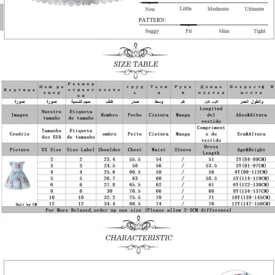 Girls' Spanish dress