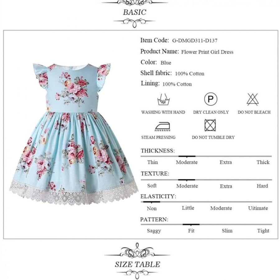 Girls' Spanish dress