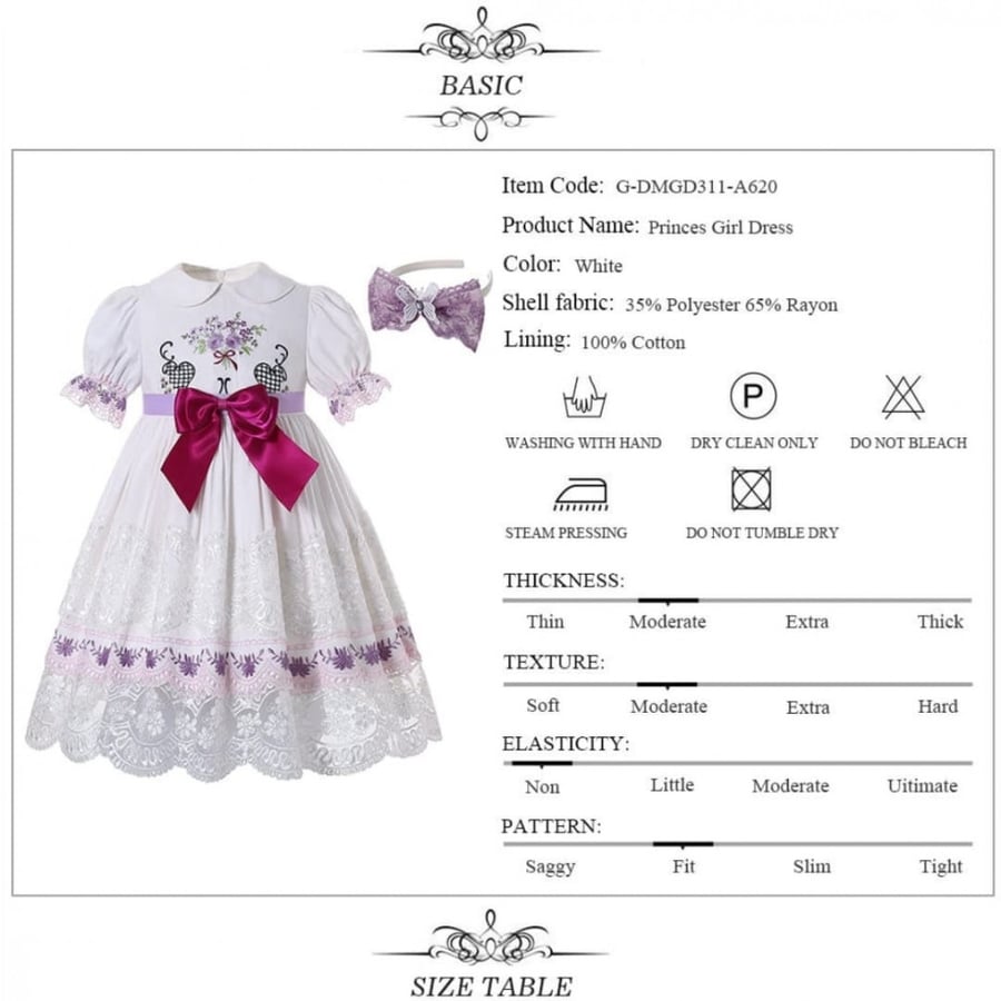 Spanish dress with hair collar