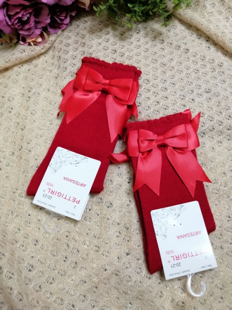 Spanish long socks red color