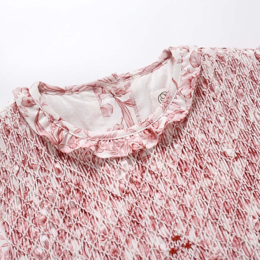 Girls' Spanish floral dress