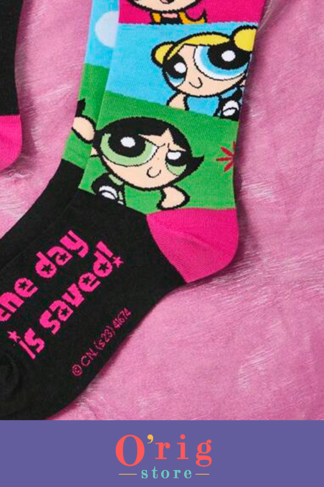 Powerpuff Girls colorful socks