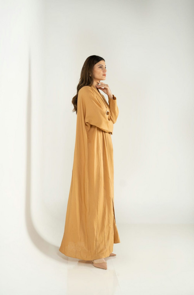 عبايات لينن ملونه