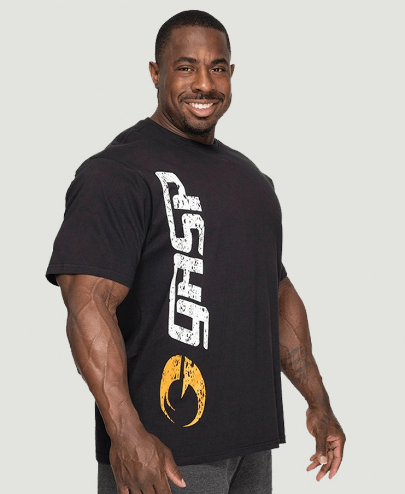 GASP ORIGINAL TEE - BLACK/W
