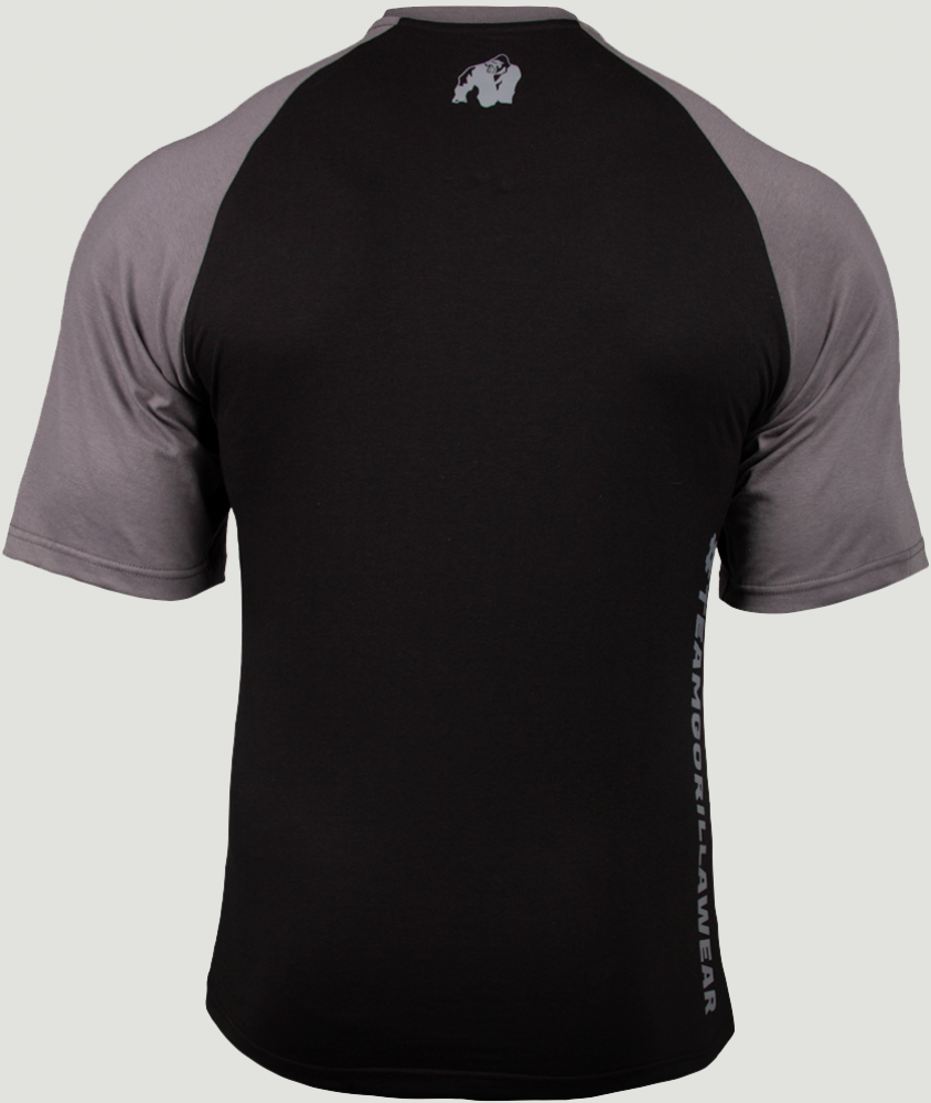 GORILLA WEAR TEXAS T-SHIRT - BLACK/GREY
