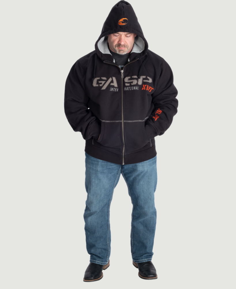 1.2 IBS HOODIE - BLACK