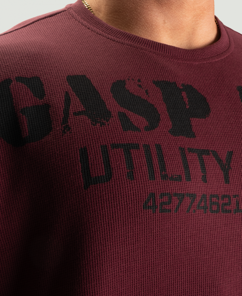 IRON THERMAL TEE - MAROON