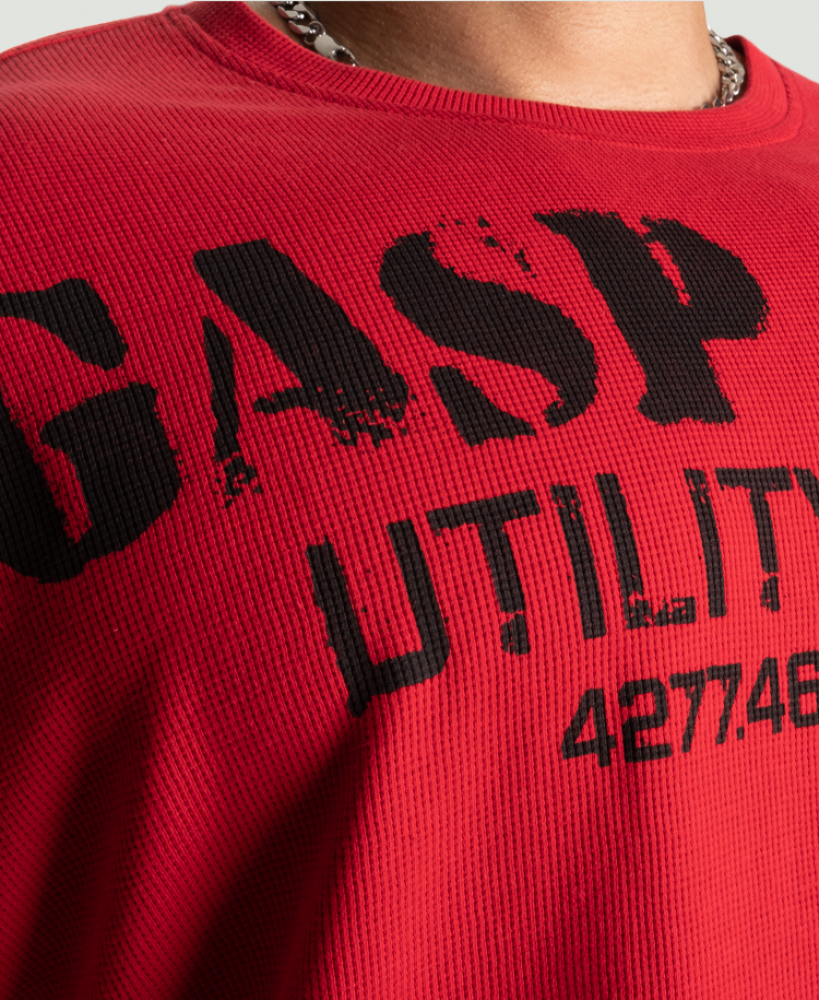 IRON THERMAL TEE - CHILI RED