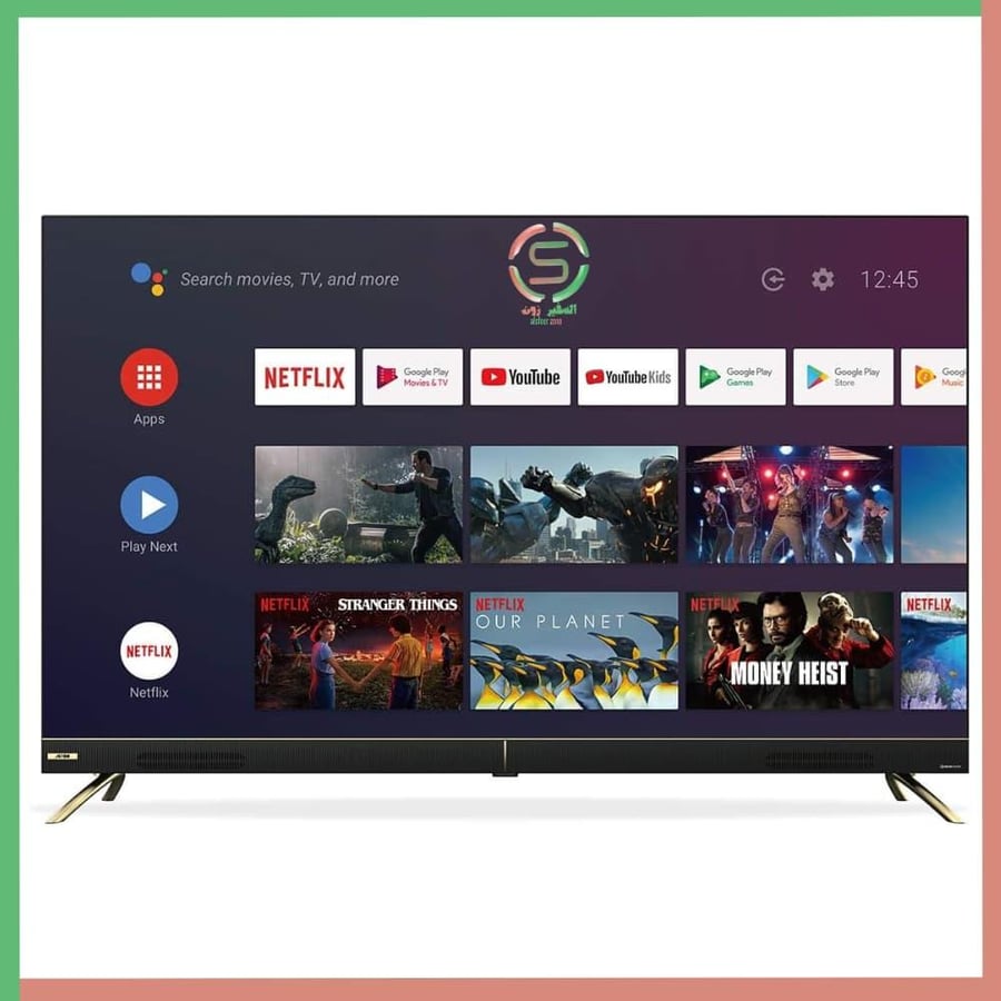 شاشة اركيو سمارت 55 بوصة Google Play QLED – 4K