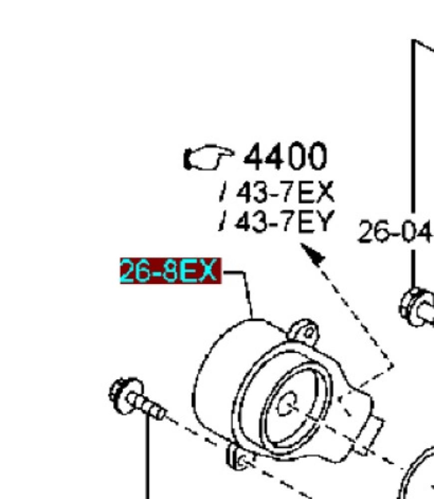 Mazda CX-9 2018-2024 rear clutch dynamo original agency