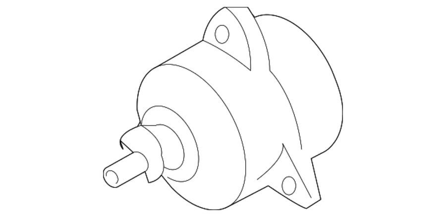 Mazda CX9 fan motor Denso 2013-2016