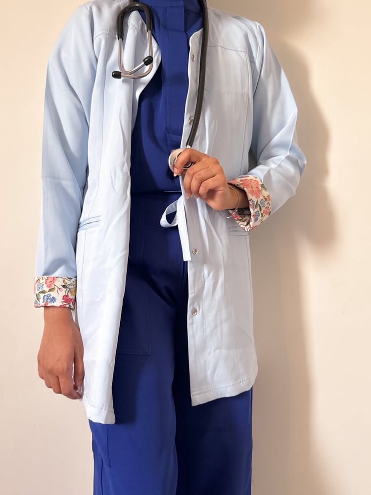 passion scrub - jacket ازرق ليلكي