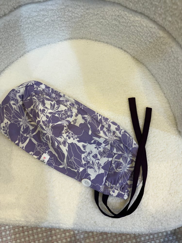 surgical cap-purple