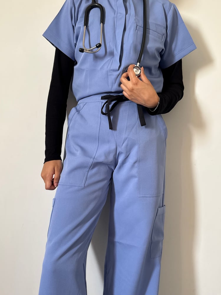 scrub- jacket- passion - ceil blue