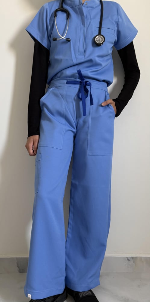 scrub passion-blue