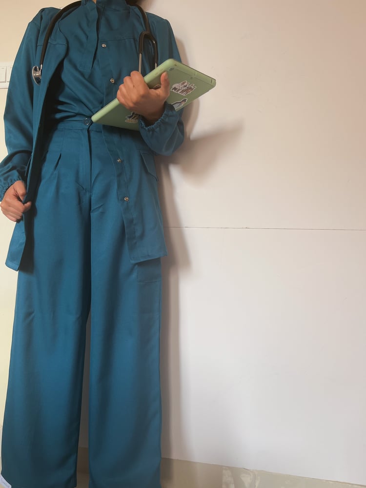 scrub success + classic jacket