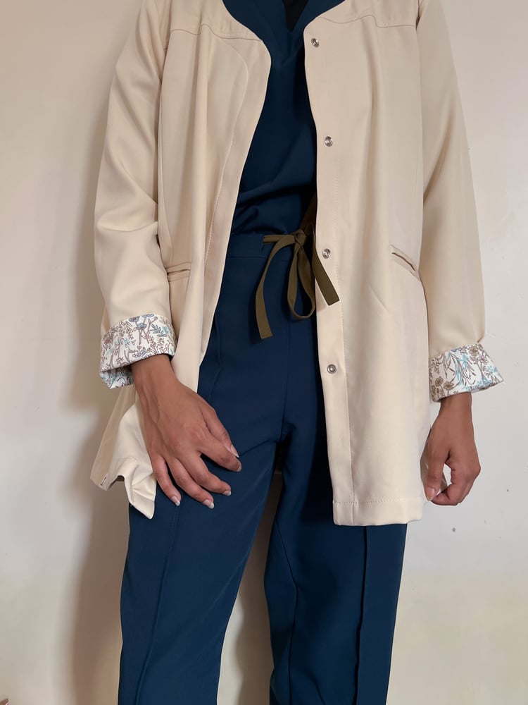 Scrub-jacket happiness