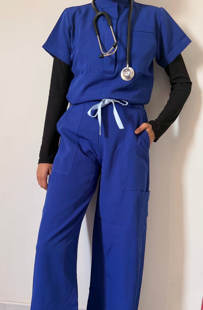 passion scrub - jacket ازرق ليلكي