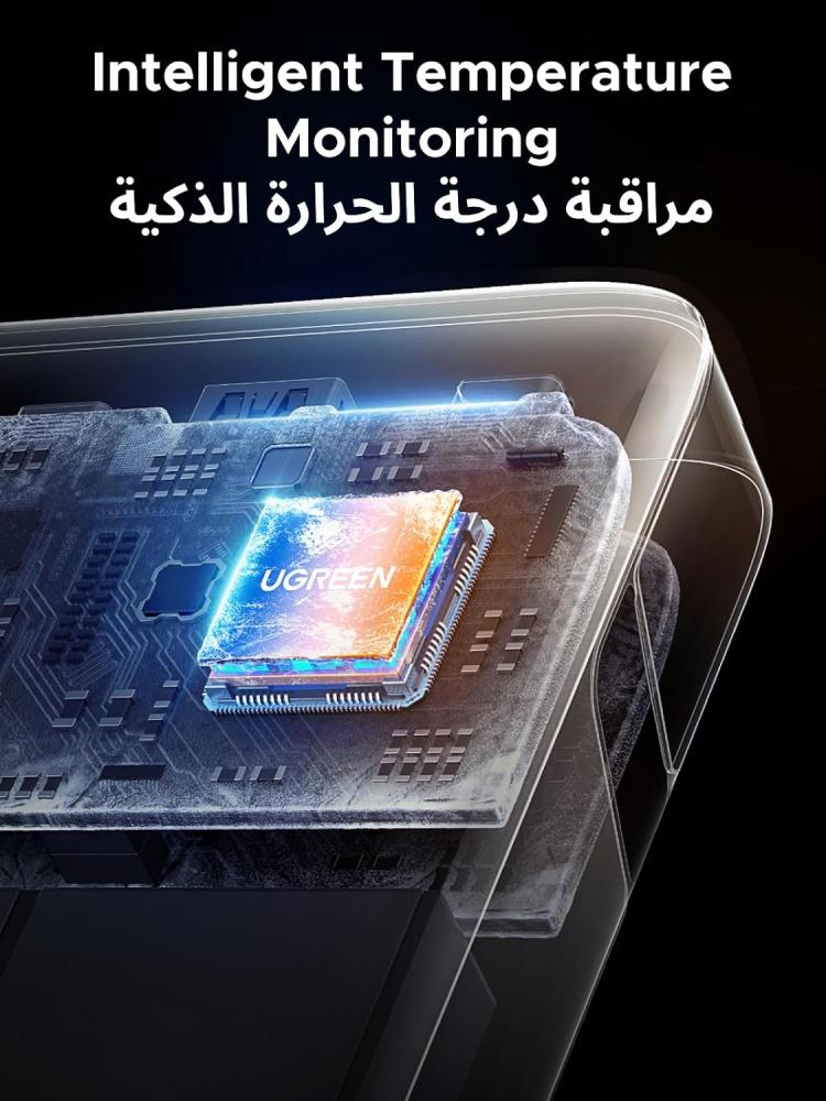 باور بانك بسعة 20000mAh و22.5W ، يدعم الشحن السريع، وشاشة عرض رقمية