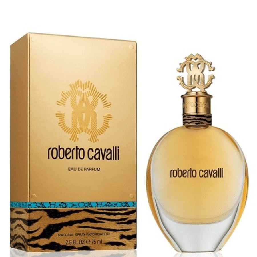 عطر ربورتو كفالي ذهبي من روبرتو كفالي للنساء - او دي بارفيوم 75مل